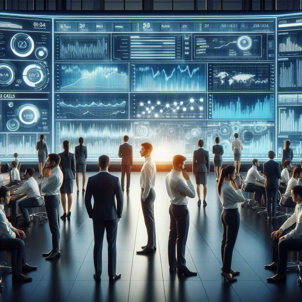 Imagen de un agente de call center